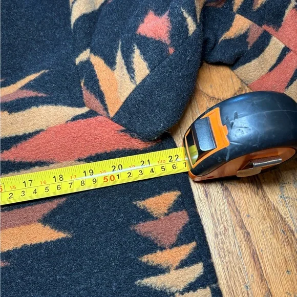 Pendleton South Western Wool Blend Full Zip Funnel Neck Winter Jacket Coat M - Picture 14 of 15